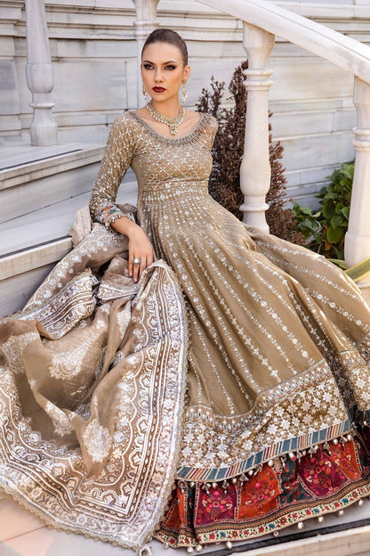 Maria B | Sateen Formals 24 | CST-810 - Pakistani Designer Dress - by Maria B | Type: Formal - 100% Original at Saira Sultan