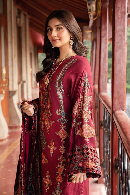 Maria B | Winter Luxe 24 | Velvet DL-1210 - Pakistani Designer Dress - by Maria B | Type: Ladies Clothes - 100% Original at Saira Sultan
