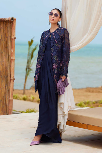 Maria B | Eid Collection 25 | 25-10 S Navy Blue Lawn