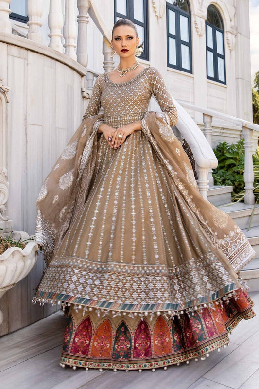 Maria B | Sateen Formals 24 | CST-810 - Pakistani Designer Dress - by Maria B | Type: Formal - 100% Original at Saira Sultan