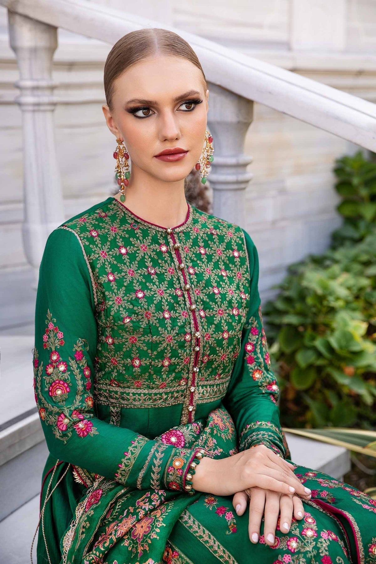 Maria B | Sateen Formals 24 | CST-811 - Pakistani Designer Dress - by Maria B | Type: Formal - 100% Original at Saira Sultan