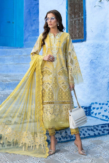 Maria B | Luxury Lawn 25 | D-2512-A XS Lime Lawn