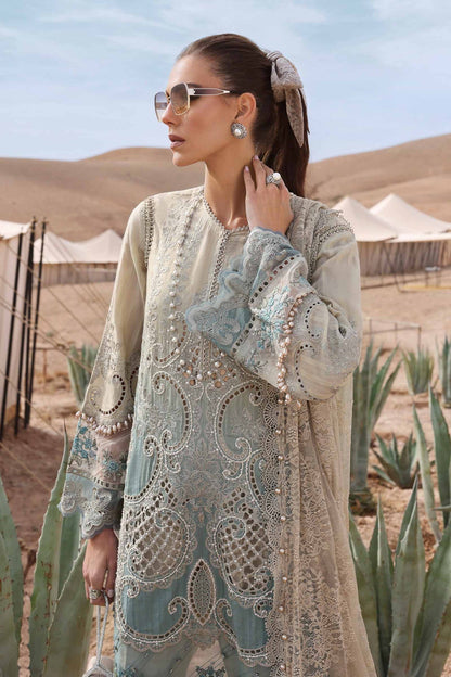 Maria B | Luxury Lawn 25 | D-2515-B M Beige Lawn