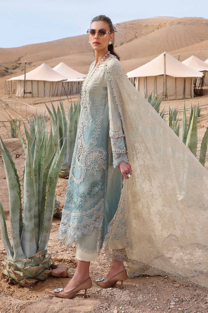 Maria B | Luxury Lawn 25 | D-2515-B S Beige Lawn