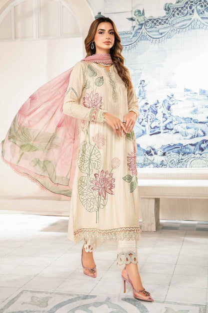 Maria.B | M Print Eid Edit | MPT-2201-A - Pakistani Designer Dress - by Maria B | Type: Luxury - 100% Original at Saira Sultan