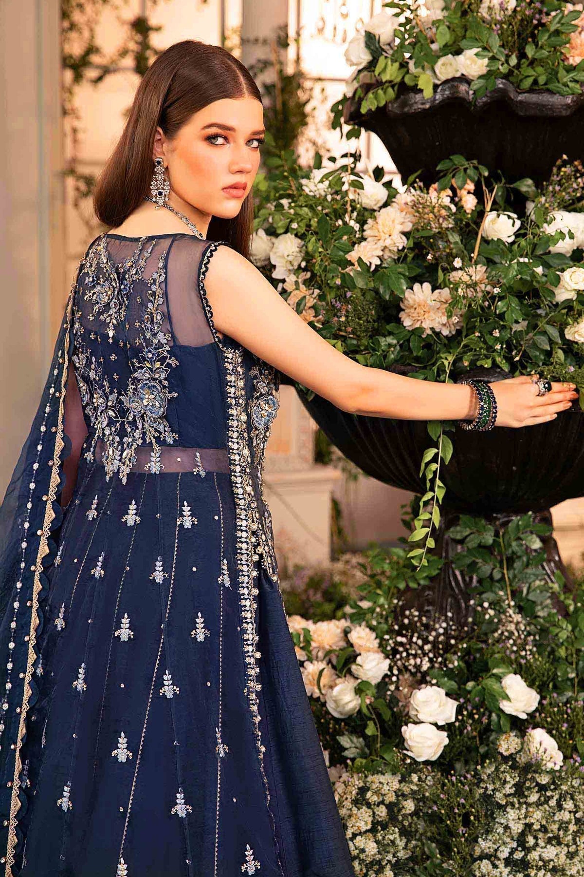 Maria B | Mbroidered Formals 24| Organza Suit | BD-2901 - Pakistani Designer Dress - by Maria B | Type: Ladies Clothes - 100% Original at Saira Sultan