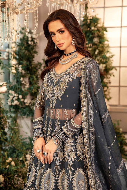 Maria B | Mbroidered Formals 24| Organza Suit | BD-2901 - Pakistani Designer Dress - by Maria B | Type: Ladies Clothes - 100% Original at Saira Sultan