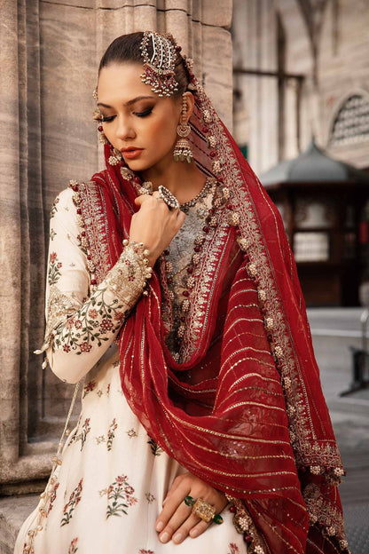 Maria B | Sateen Formals 24 | CST-801 - Pakistani Designer Dress - by Maria B | Type: Formal - 100% Original at Saira Sultan