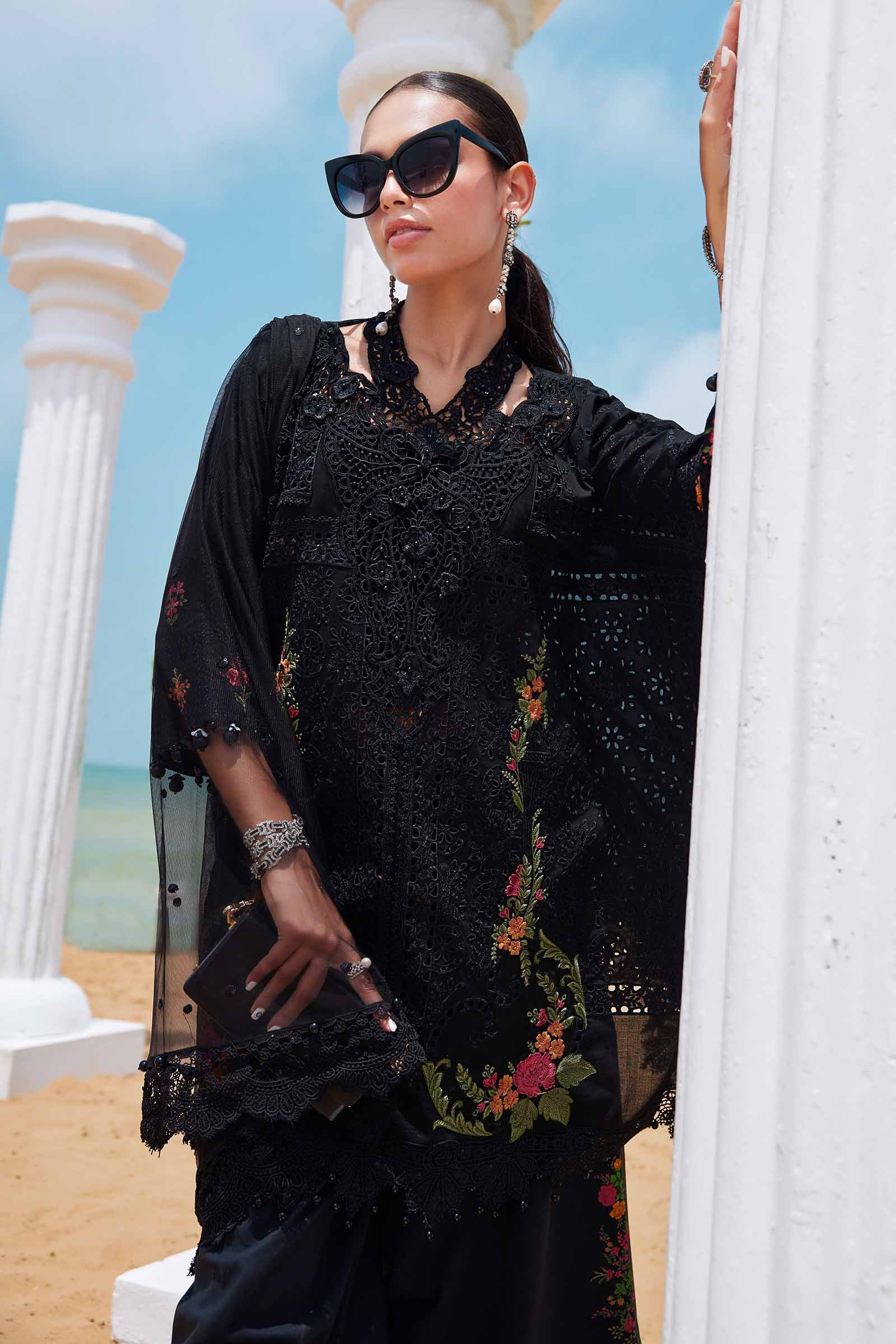 Maria B | Eid Collection 25 | 25-01 L Black Lawn