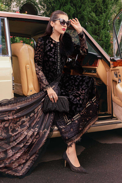 Maria B | Winter Luxe 25 | WL-1301 by Maria B - Designer Dress - Type : Ladies Clothes - Available at Saira Sultan - 100% Original 