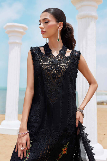 Maria B | Eid Collection 25 | 25-01 XL Black Lawn