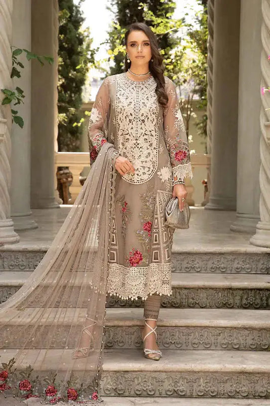 Maria B | Eid Lawn Collection | 01 - Pakistani Designer Dress - by Maria B | Type: Luxury - 100% Original at Saira Sultan