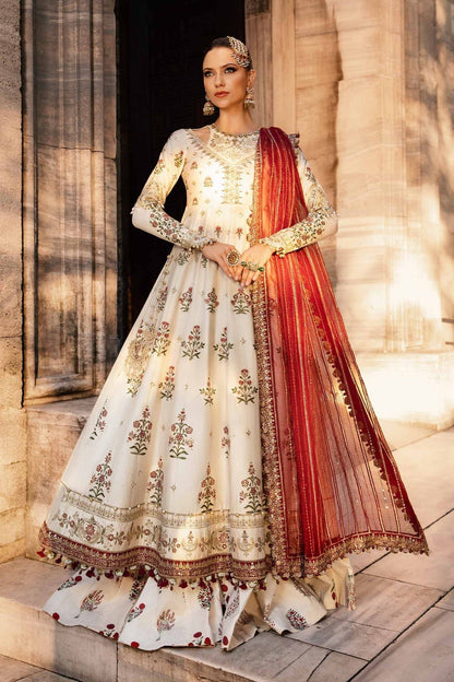 Maria B | Sateen Formals 24 | CST-801 - Pakistani Designer Dress - by Maria B | Type: Formal - 100% Original at Saira Sultan