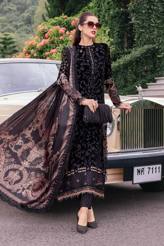 Maria B | Winter Luxe 25 | WL-1301 by Maria B - Designer Dress - Type : Ladies Clothes - Available at Saira Sultan - 100% Original 