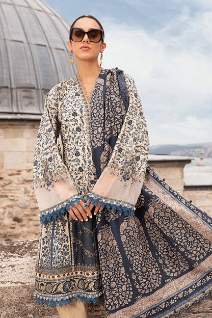 Maria B | M Prints Fall Edit 24 | MPT-2302-A - Pakistani Designer Dress - by Maria B | Type: Luxury - 100% Original at Saira Sultan
