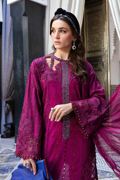 Maria B | Luxury Lawn 25 | D-2502-B M Magenta Lawn