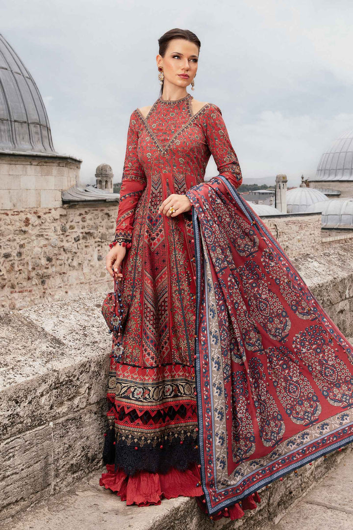 Maria B | M Prints 23 |  MPT-2302-B - Pakistani Designer Dress - by Maria B - Type : Ladies Clothes - 100% Original at Saira Sultan
