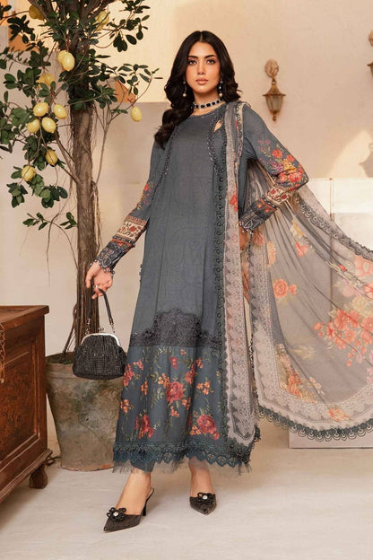Maria.B | M Print Eid Edit | MPT-2202-B - Pakistani Designer Dress - by Maria B | Type: Luxury - 100% Original at Saira Sultan