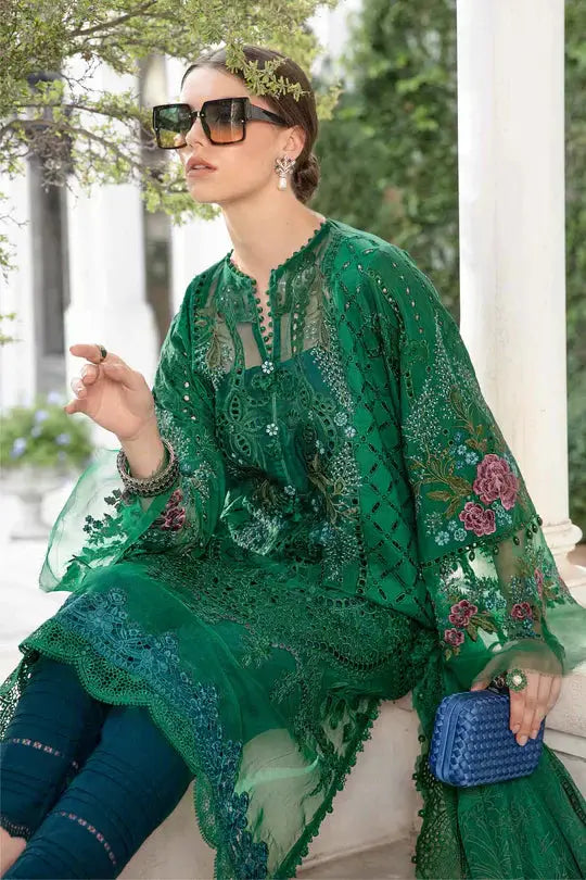 Maria B | Eid Lawn Collection | 02 - Pakistani Designer Dress - by Maria B | Type: Luxury - 100% Original at Saira Sultan