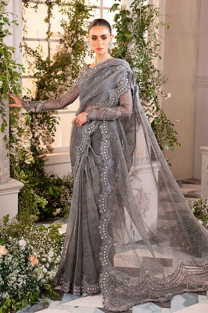Maria B | Mbroidered Formals 24 | Organza Suit | BD-2902 - Pakistani Designer Dress - by Maria B | Type: Ladies Clothes - 100% Original at Saira Sultan