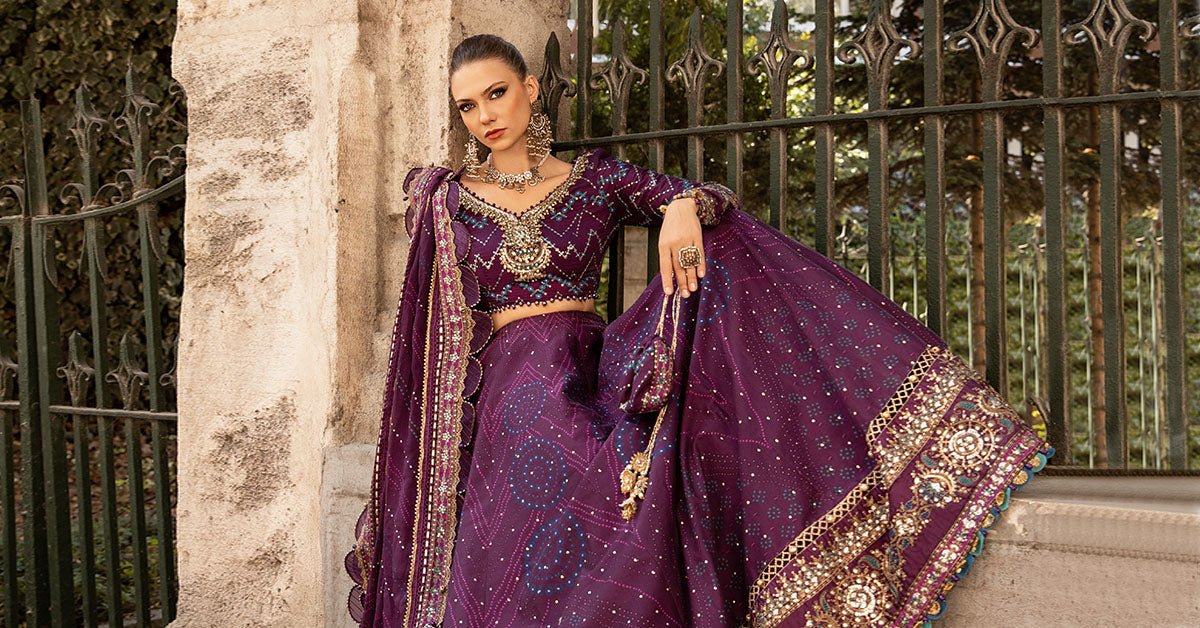 Maria B | Sateen Formals 24 | CST-802 - Pakistani Designer Dress - by Maria B | Type: Formal - 100% Original at Saira Sultan