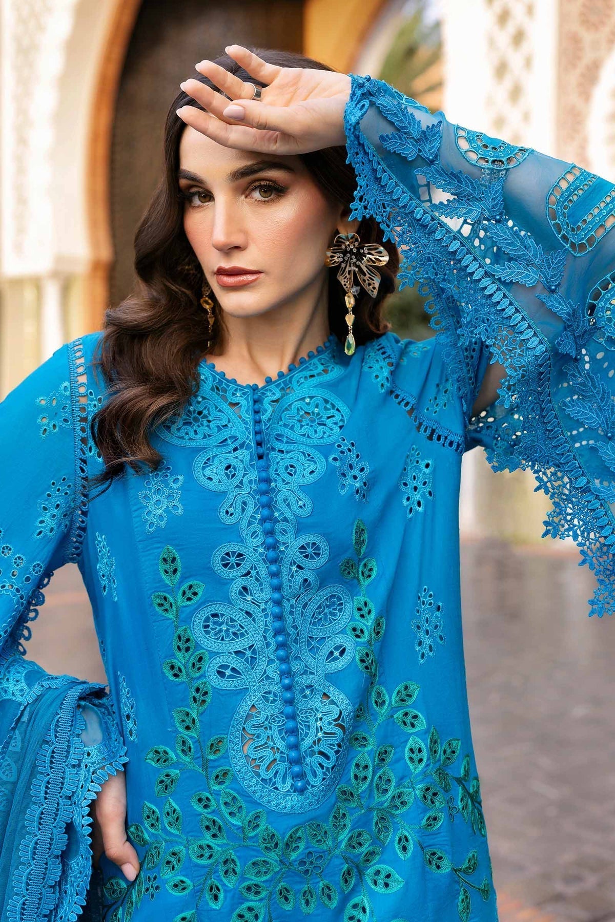 Maria B | Luxury Lawn 25 | D-2503-B M Ferozi Lawn