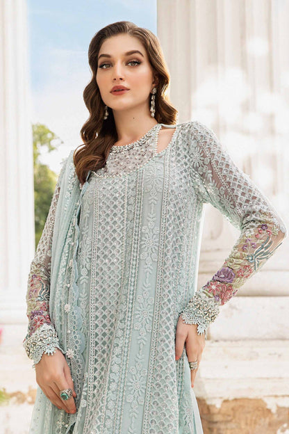 Maria B | Chiffon Formals 24 | Chiffon Suit | MPC-24-103 - Pakistani Designer Dress - by Maria B | Type: Formal - 100% Original at Saira Sultan