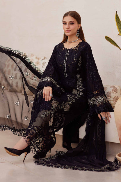 Maria B | Eid Collection 25 | 25-03 Custom Size Black Lawn