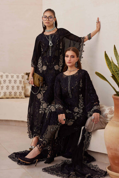 Maria B | Eid Collection 25 | 25-03 XL Black Lawn