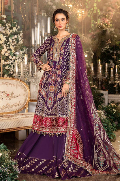 Maria B | Mbroidered Formals 24 | Organza Suit | BD-2903 - Pakistani Designer Dress - by Maria B | Type: Ladies Clothes - 100% Original at Saira Sultan
