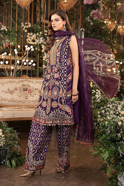 Maria B | Mbroidered Formals 24 | Organza Suit | BD-2903 - Pakistani Designer Dress - by Maria B | Type: Ladies Clothes - 100% Original at Saira Sultan