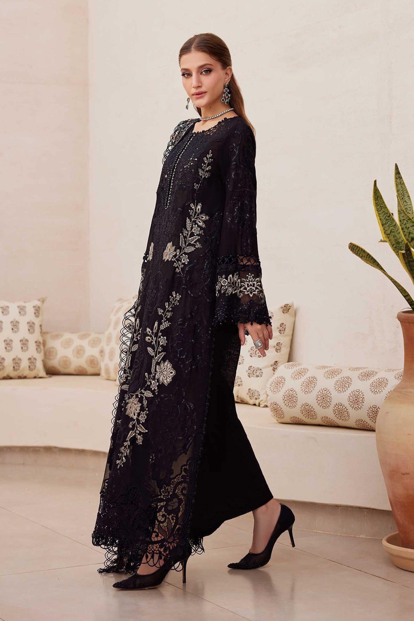 Maria B | Eid Collection 25 | 25-03 S Black Lawn