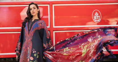 Maria B | M Prints Fall Edit 24 | MPT-2304-B - Pakistani Designer Dress - by Maria B | Type: Luxury - 100% Original at Saira Sultan