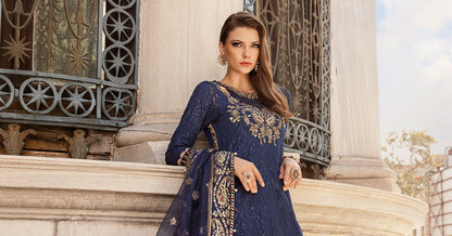 Maria B | Sateen Formals 24 | CST-804 - Pakistani Designer Dress - by Maria B | Type: Formal - 100% Original at Saira Sultan