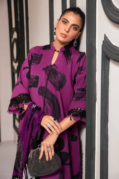 Maria.B | M Print Eid Edit | MPT-2205-B - Pakistani Designer Dress - by Maria B | Type: Luxury - 100% Original at Saira Sultan