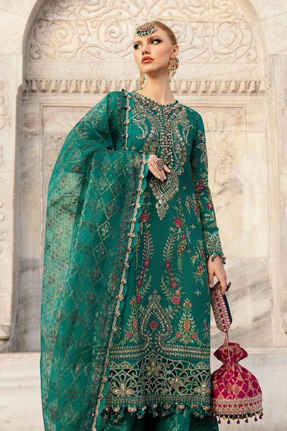 Maria B | Sateen Formals 24 | CST-805 - Pakistani Designer Dress - by Maria B | Type: Formal - 100% Original at Saira Sultan