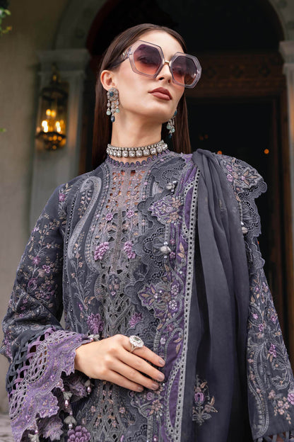 Maria B | Winter Luxe 25 | WL-1305 by Maria B - Designer Dress - Type : Ladies Clothes - Available at Saira Sultan - 100% Original 