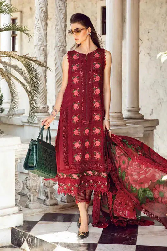 Maria B | Eid Lawn Collection | 05 - Pakistani Designer Dress - by Maria B | Type: Luxury - 100% Original at Saira Sultan
