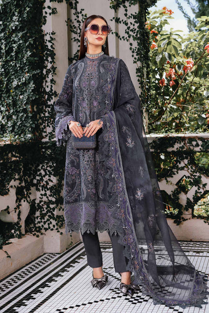 Maria B | Winter Luxe 25 | WL-1305 by Maria B - Designer Dress - Type : Ladies Clothes - Available at Saira Sultan - 100% Original 
