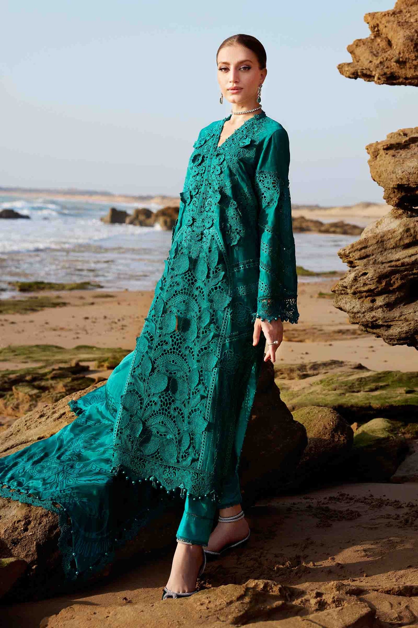 Maria B | Eid Collection 25 | 25-05 S Emerald Green Lawn