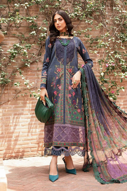 Maria.B | M Print Eid Edit | MPT-2206-B - Pakistani Designer Dress - by Maria B | Type: Luxury - 100% Original at Saira Sultan