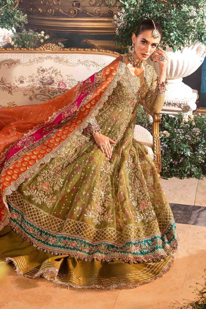 Maria B | Mbroidered Formals 24 | Organza Suit | BD-2906 - Pakistani Designer Dress - by Maria B | Type: Ladies Clothes - 100% Original at Saira Sultan