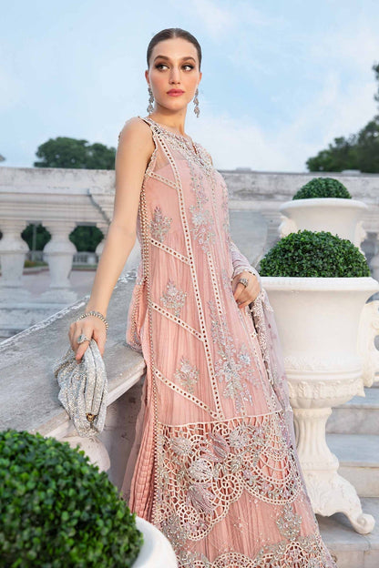 Maria B | Chiffon Formals 24 | Chiffon Suit | MPC-24-106 - Pakistani Designer Dress - by Maria B | Type: Formal - 100% Original at Saira Sultan