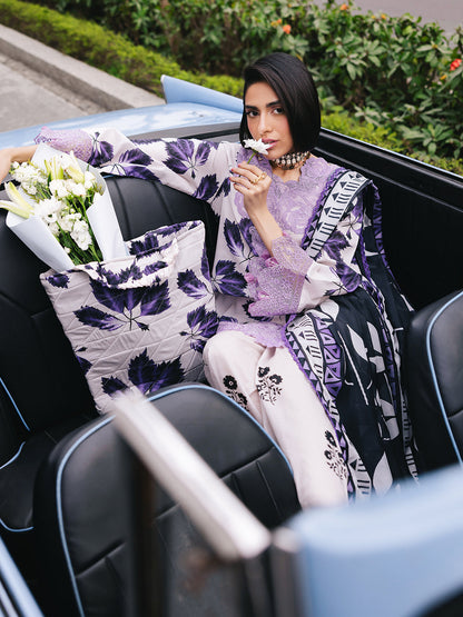 Mahnur | Broadway Luxury Lawn 25 | Lilac XL Lilac Lawn