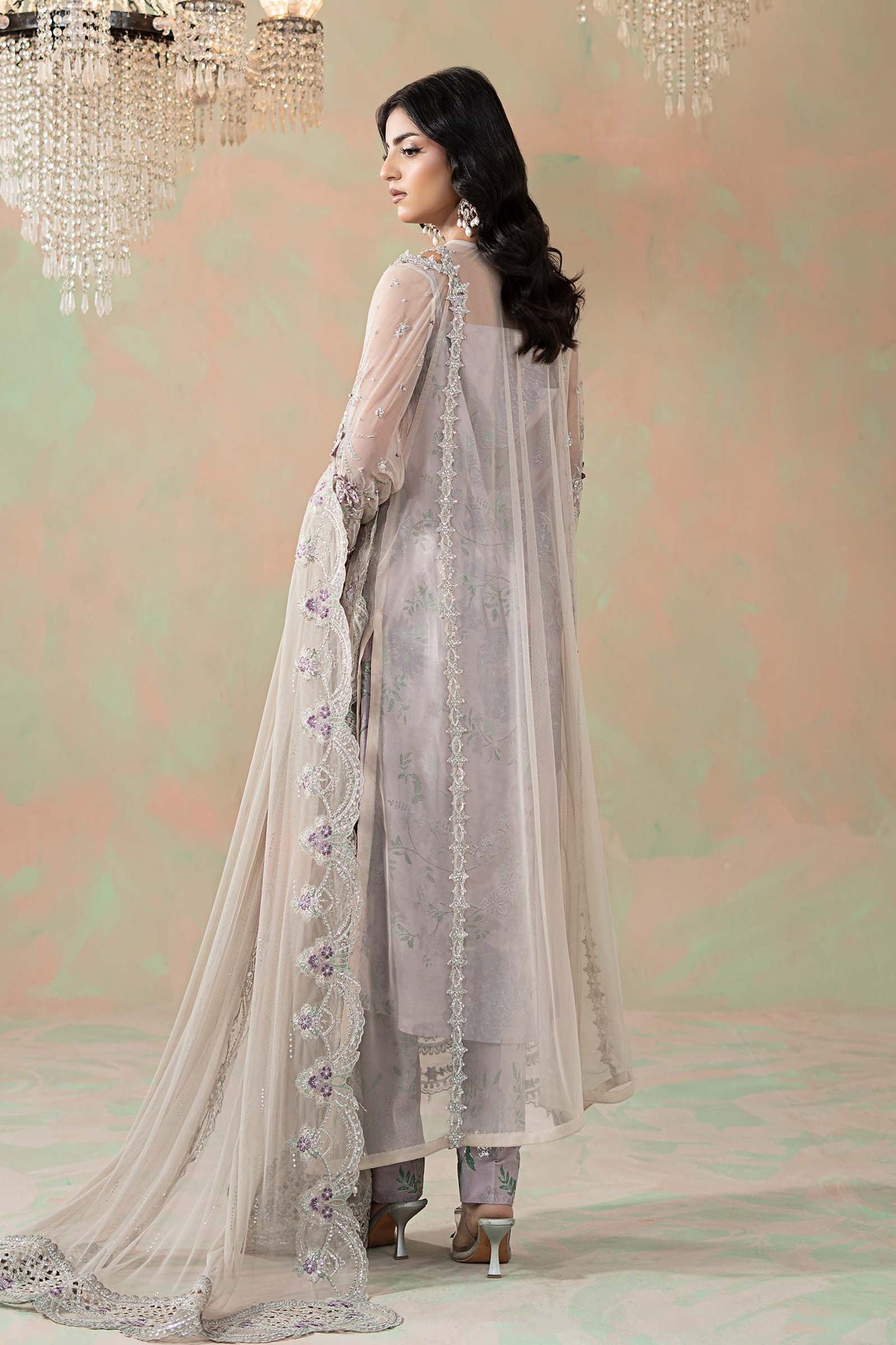 Maria B | Soiree Formals | WFS-09-07 by Maria B - Designer Dress - Type : Ladies Clothes - Available at Saira Sultan - 100% Original 