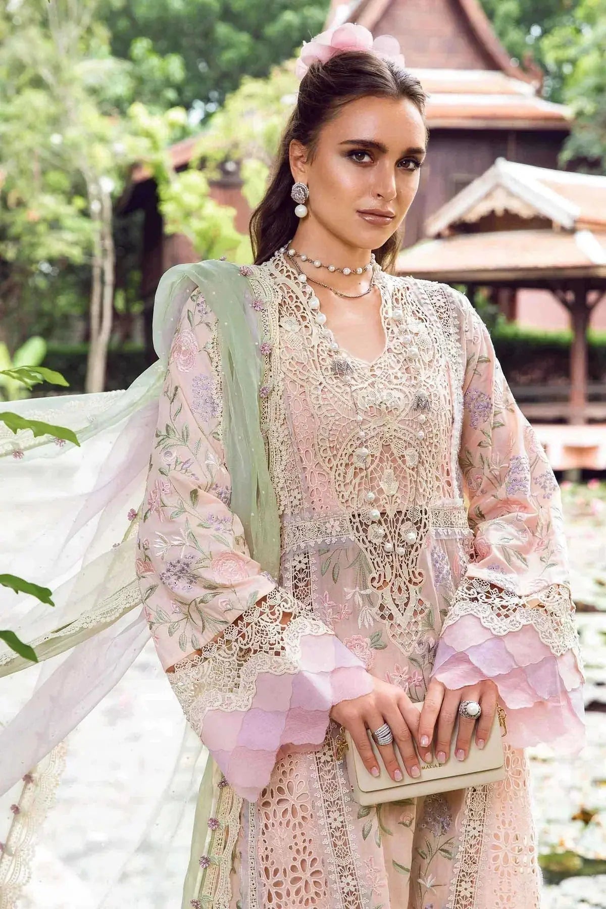 Maria B | Eid Lawn Collection | 07 - Pakistani Designer Dress - by Maria B | Type: Luxury - 100% Original at Saira Sultan