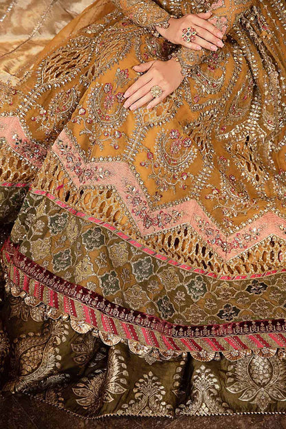 Maria B | Mbroidered Formals 24 | Organza Suit | BD-2907 - Pakistani Designer Dress - by Maria B | Type: Ladies Clothes - 100% Original at Saira Sultan