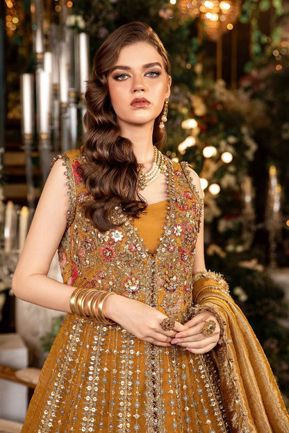 Maria B | Mbroidered Formals 24 | Organza Suit | BD-2907 - Pakistani Designer Dress - by Maria B | Type: Ladies Clothes - 100% Original at Saira Sultan