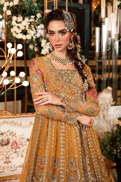 Maria B | Mbroidered Formals 24 | Organza Suit | BD-2907 - Pakistani Designer Dress - by Maria B | Type: Ladies Clothes - 100% Original at Saira Sultan
