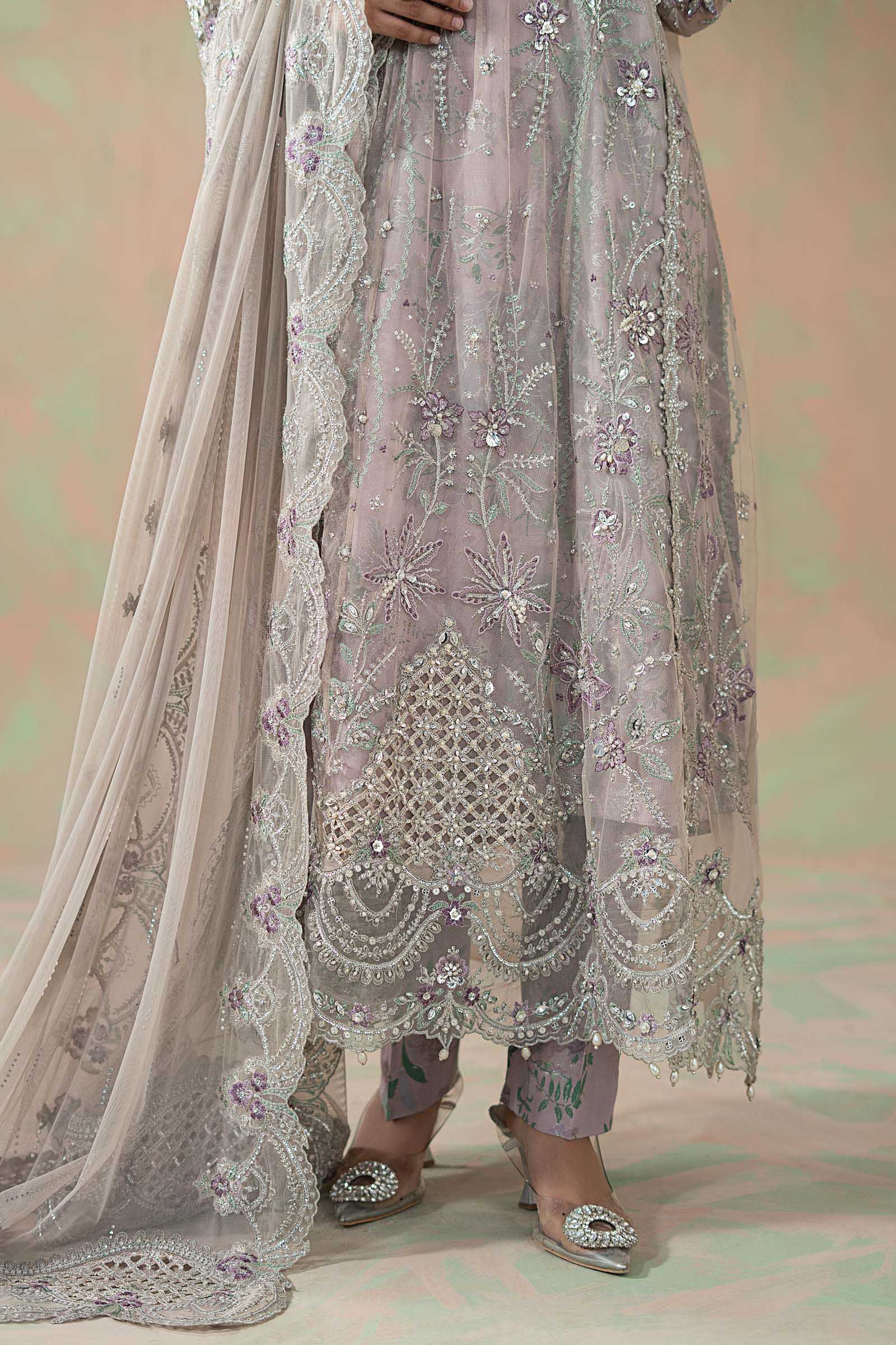 Maria B | Soiree Formals | WFS-09-07 by Maria B - Designer Dress - Type : Ladies Clothes - Available at Saira Sultan - 100% Original 